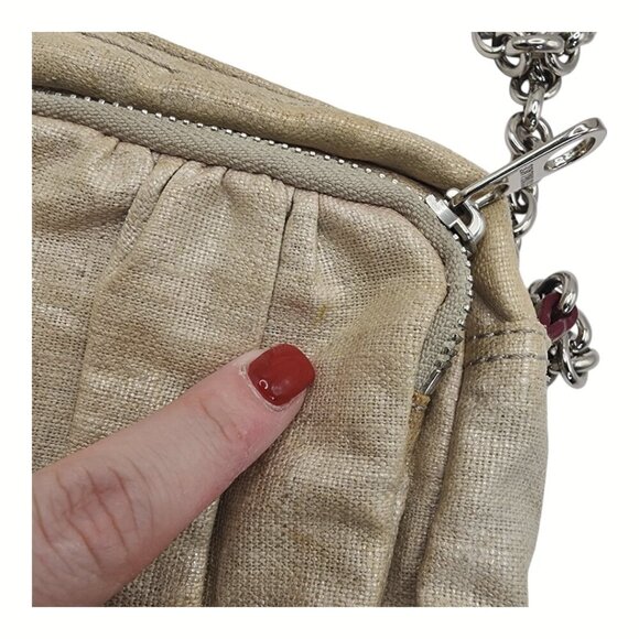 MZ Wallace Gold Metallic Crossbody - Picture 9 of 10